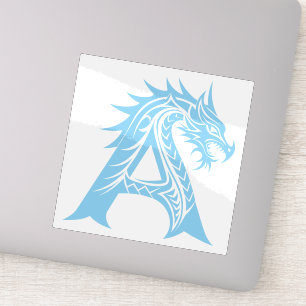 Dragon Styled Letter A, Dragon Alphabet, Monogram