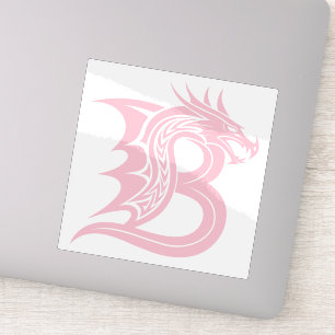 Dragon Styled Letter B, Dragon Alphabet, Monogram
