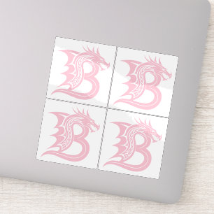 Dragon Styled Letter B, Dragon Alphabet, Monogram