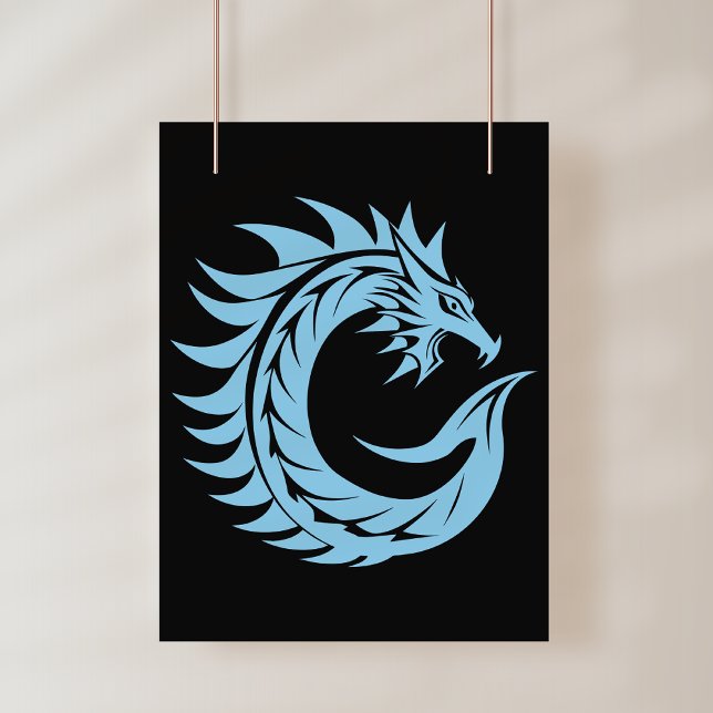 Dragon Styled Letter C, Dragon Alphabet, Monogram Photo Print (Creator Uploaded)