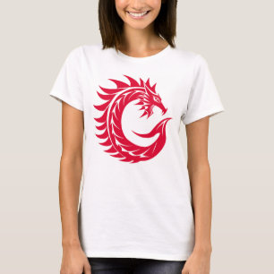 Dragon Styled Letter C, Dragon Alphabet, Monogram T-Shirt