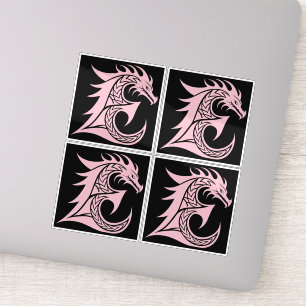 Dragon Styled Letter E, Dragon Alphabet, Monogram