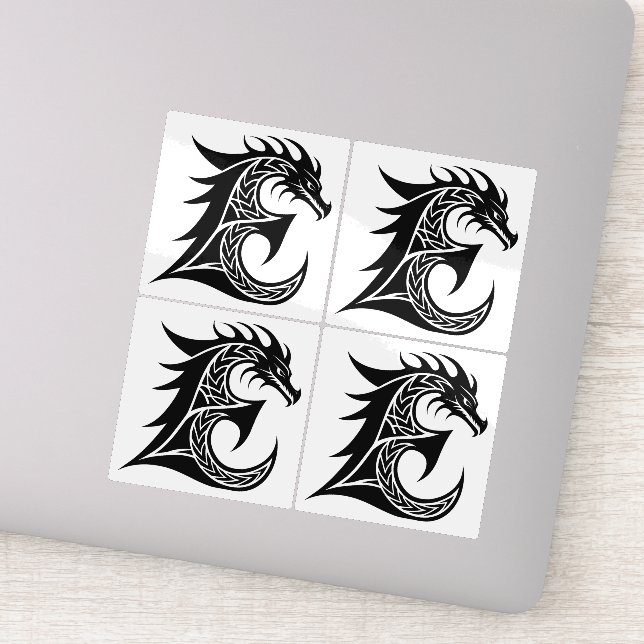 Dragon Styled Letter E, Dragon Alphabet, Monogram (Detail)