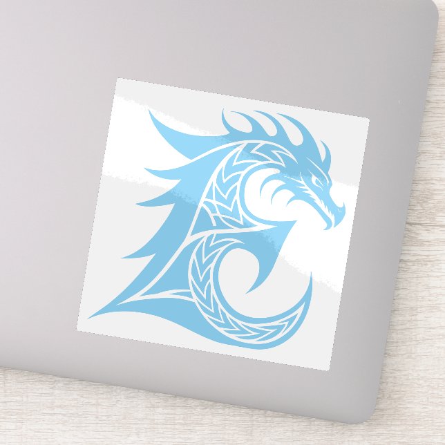Dragon Styled Letter E, Dragon Alphabet, Monogram (Detail)