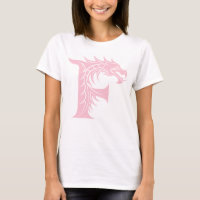 Dragon Styled Letter F, Dragon Alphabet, Monogram