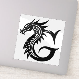 Dragon Styled Letter G, Dragon Alphabet, Monogram