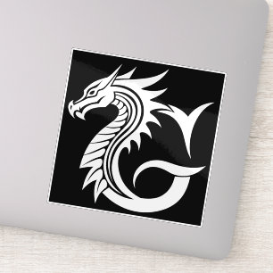 Dragon Styled Letter G, Dragon Alphabet, Monogram