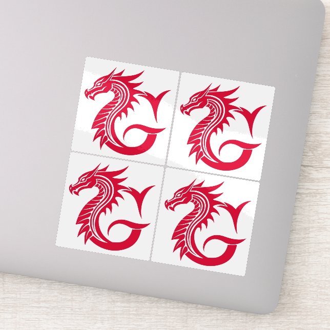 Dragon Styled Letter G, Dragon Alphabet, Monogram (Detail)