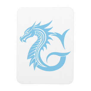Dragon Styled Letter G, Dragon Alphabet, Monogram Magnet