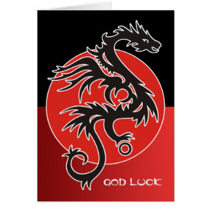 Dragon Sun Power - black red white + your ideas