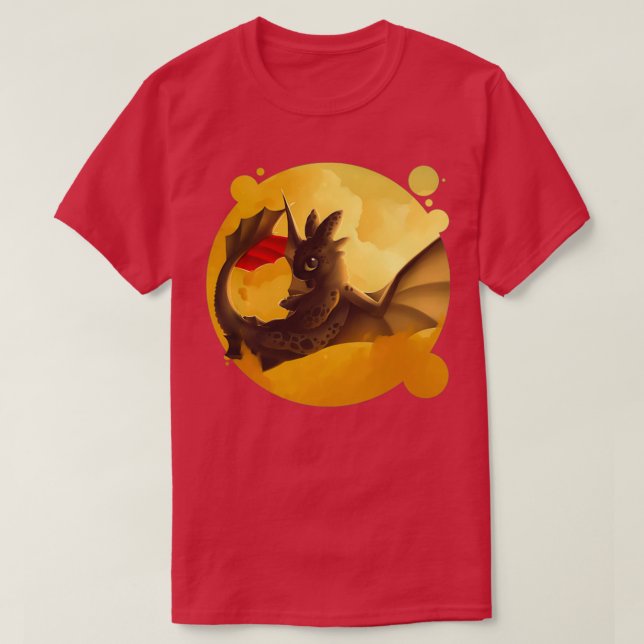 Dragon Sunset T-Shirt (Design Front)