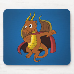 Dragon superhero cartoon Mousepad