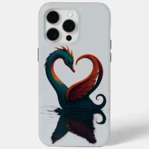 Dragon Swan of Love iPhone 15 Pro Max Case