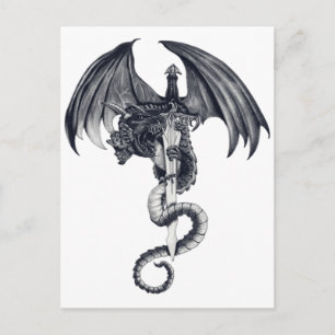 Dragon & Sword Postcard