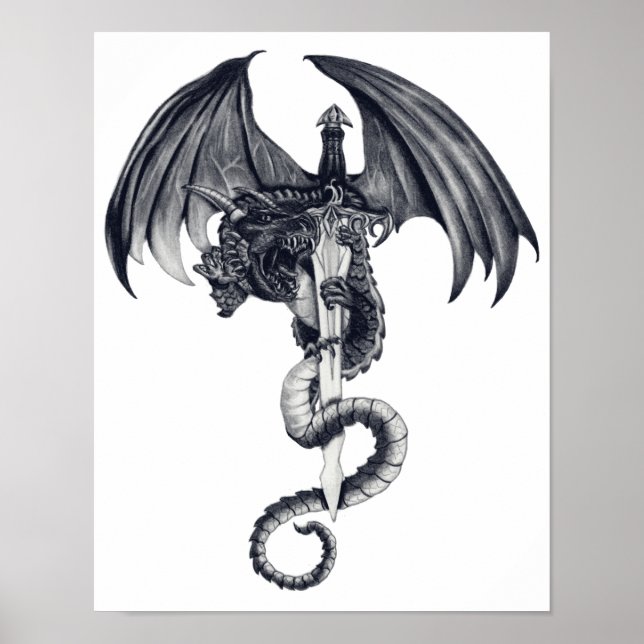 Dragon & Sword Poster Art (Front)