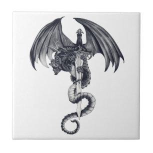 Dragon & Sword Tile