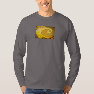 dragon tail gold colour T-Shirt