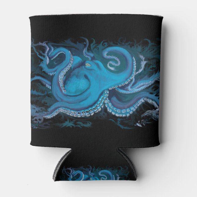 Dragon Tako Octopus coozie beer holder (Front)