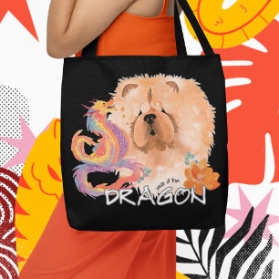 DRAGON-TALEZ Chow Year of the Dragon Tote Bag