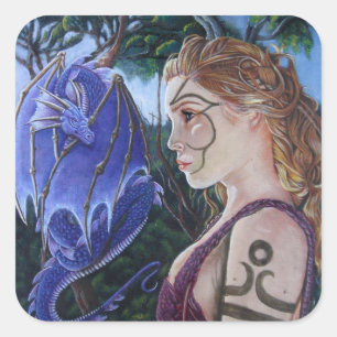 Dragon Tamer's Pact - Air Square Sticker