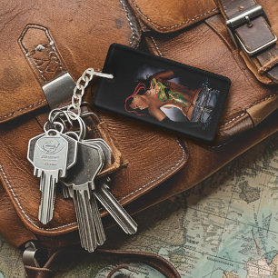 Dragon Tattoo Woman Key Ring