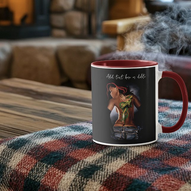 Dragon Tattoo Woman Mug (Creator Uploaded)