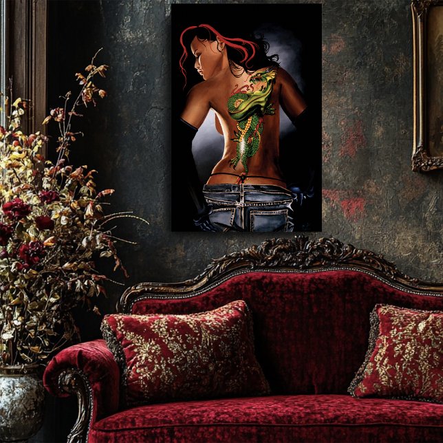 Dragon Tattoo Woman Poster (Creator Uploaded)