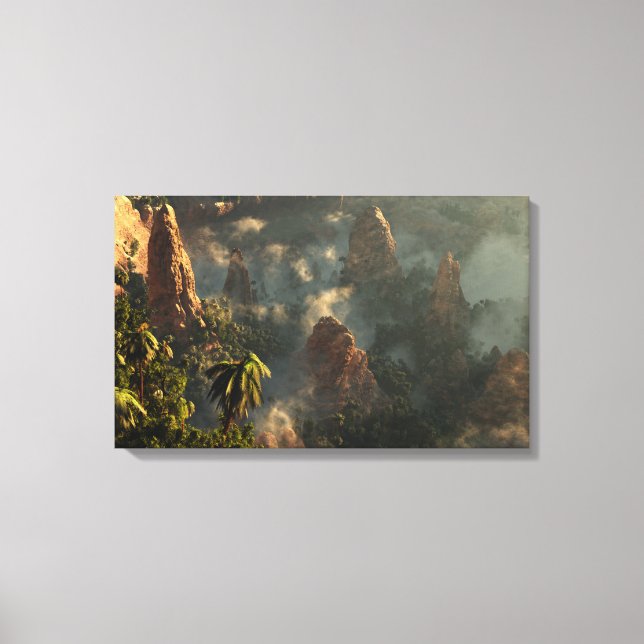 Dragon Teeth Canvas Print (Front)