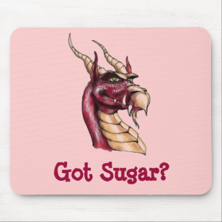 Dragon Thaddeus Osbert Got Sugar Mouse Mat