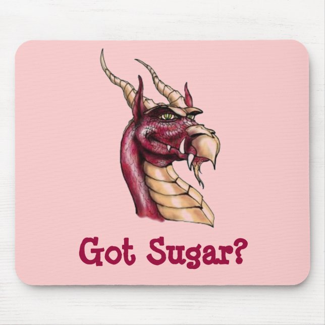 Dragon Thaddeus Osbert Got Sugar Mouse Mat (Front)