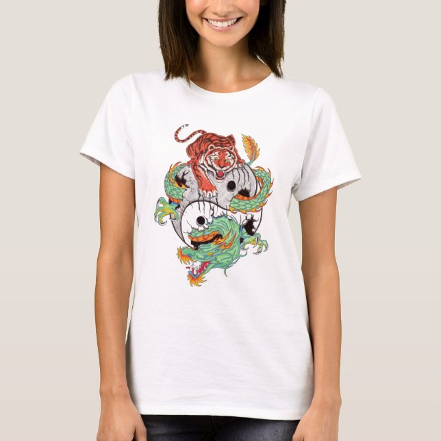 Dragon Tiger fight T-Shirt (Front)