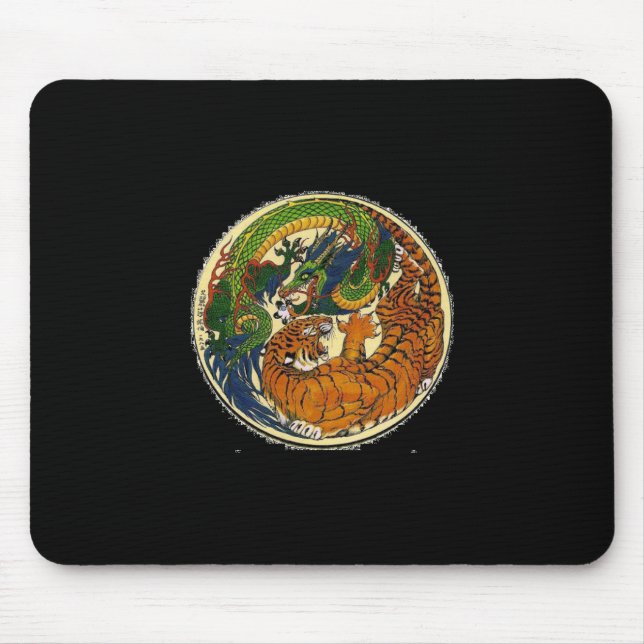 DRAGON TIGER MOUSE MAT (Front)