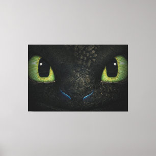 Dragon toothless Premium Wrapped Canvas (Gloss)