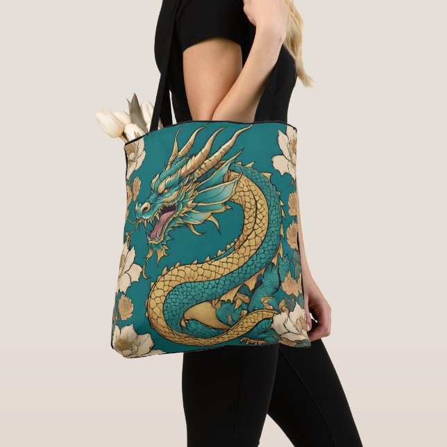 Dragon Tote Bag (Close Up)