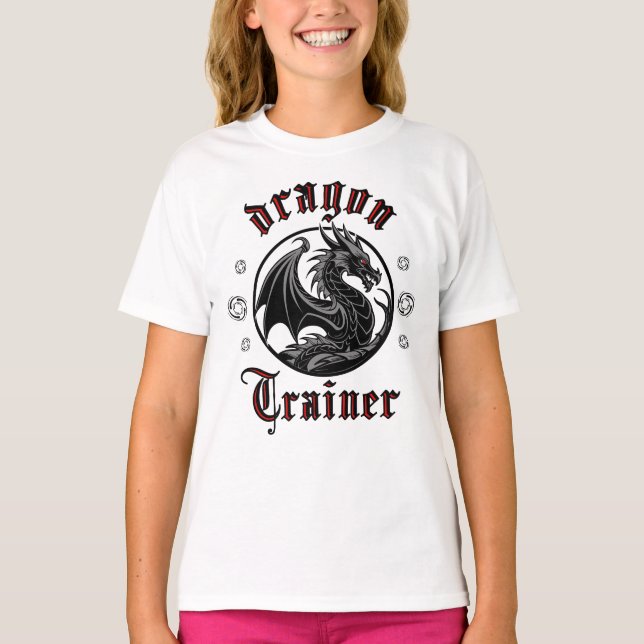 Dragon Trainer Fantasy Lizard Mythical Creature  T-Shirt (Front)