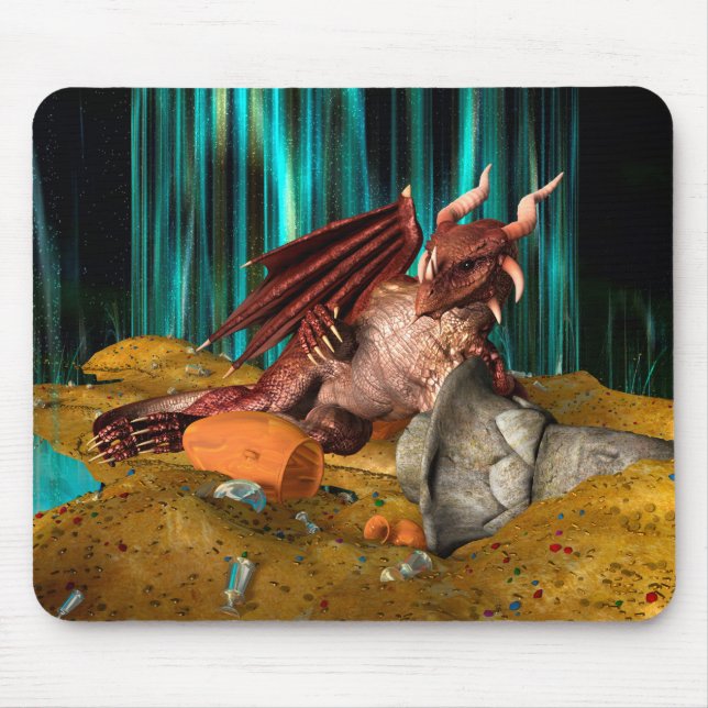 Dragon Treasure Mouse Mat (Front)