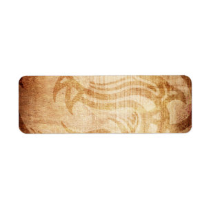 DRAGON TRIBAL GRUNGE BROWNS FANTASY BACKGROUNDS D