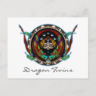 Dragon Twins Postcard