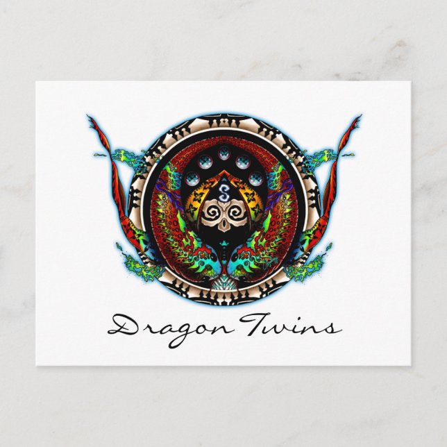 Dragon Twins Postcard (Front)