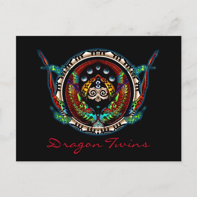 Dragon Twins Postcard (Front)
