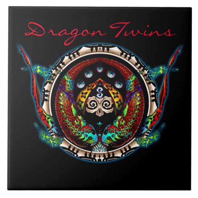 Dragon Twins Tile (Front)