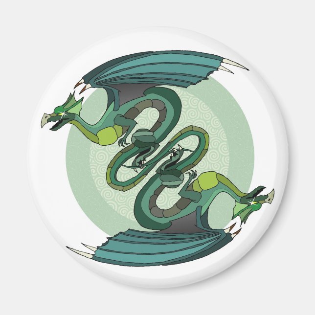 Dragon Twist Magnet (Front)
