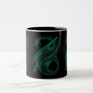 Dragon Two-Tone Coffee Mug