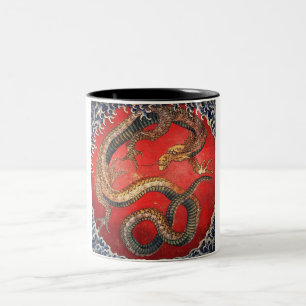 Dragon Two-Tone Coffee Mug