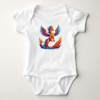 Dragon-Unicorn & Phoenix-Mermaid Baby Bodysuit