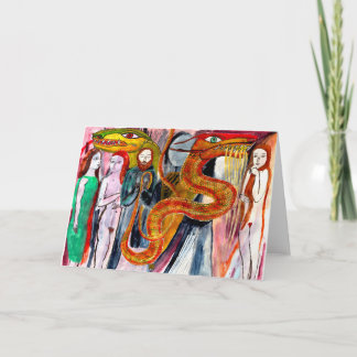 Dragon Utopia greeting card