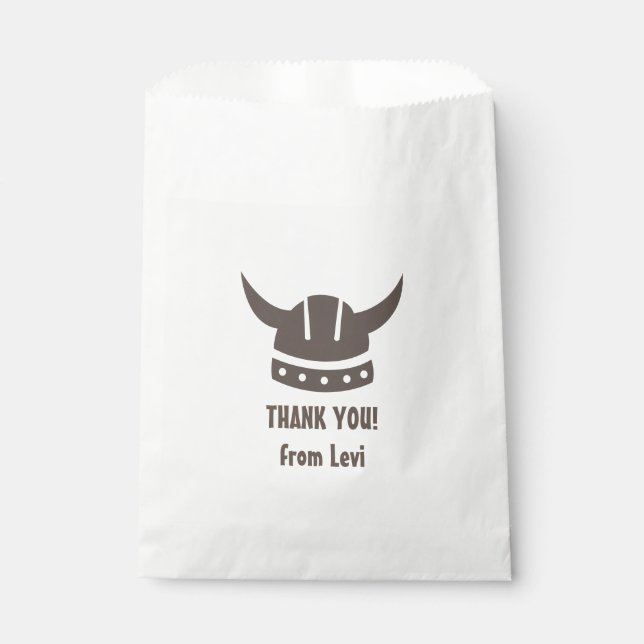 Dragon & Viking Party favor bag (Front)