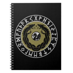 Dragon Viking Rune Protection Notebook
