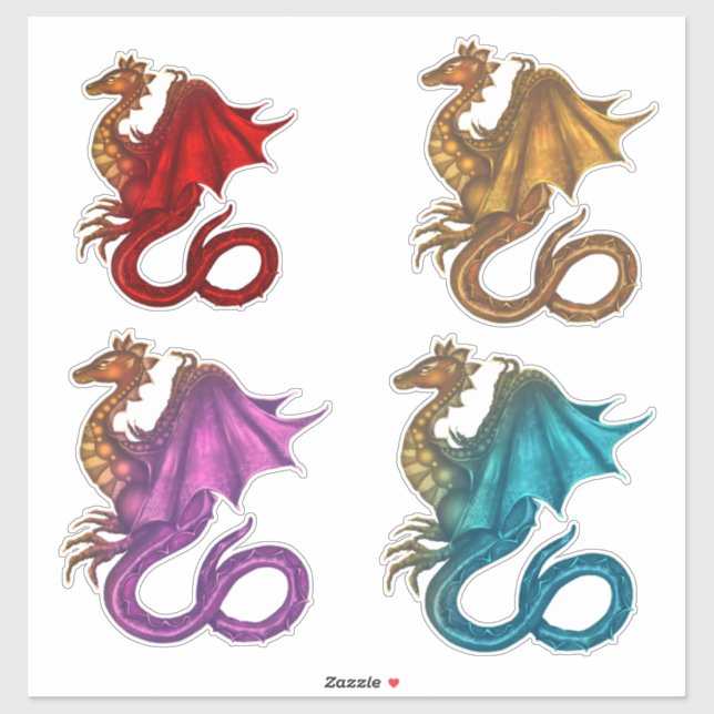 Dragon Vinyl Custom Sticker (Sheet)