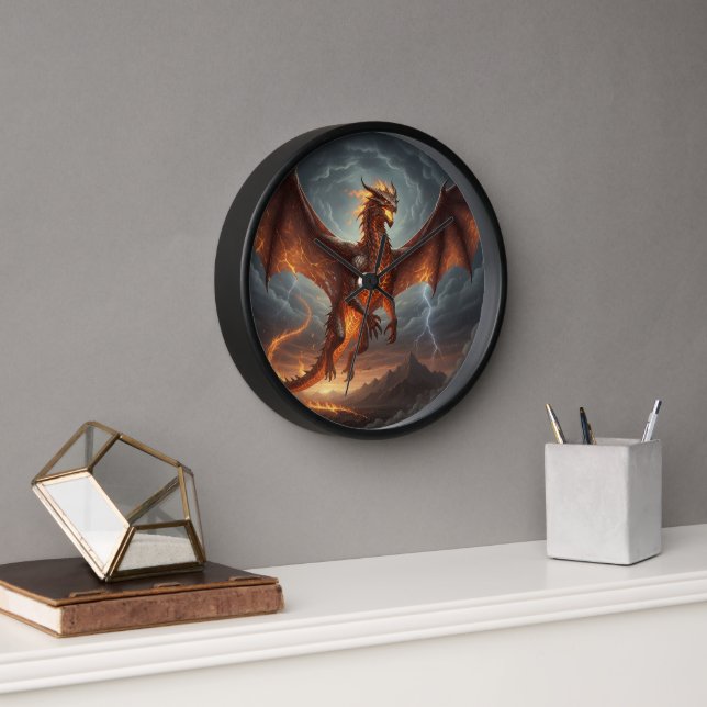 Dragon Wall Clock (Office)